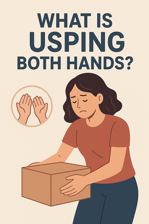 What is Using both hands