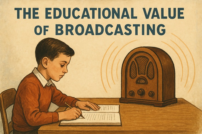 THE EDUCATIONAL VALUE OF BROADCASTING