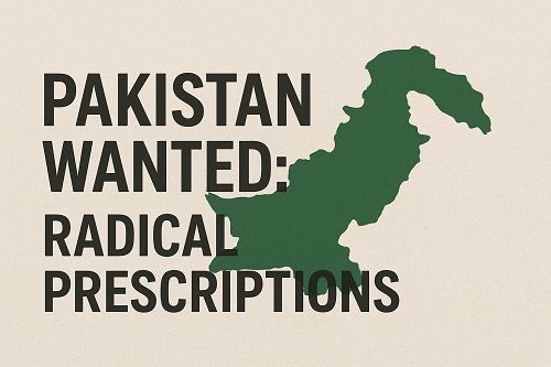 PAKISTAN WANTED: RADICAL PRESCRIPTIONS