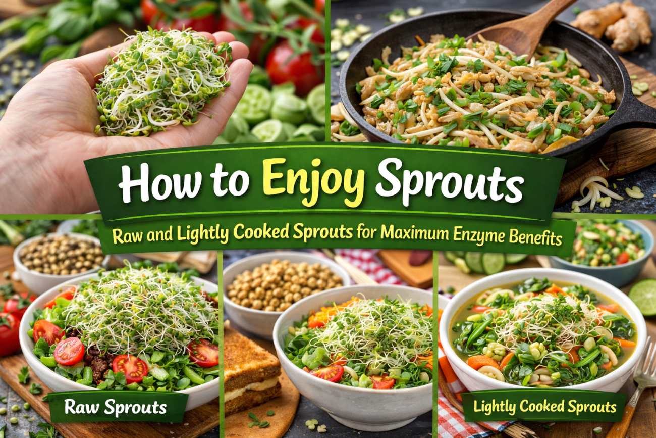HOW TO ENJOY YOUR SPROUTS